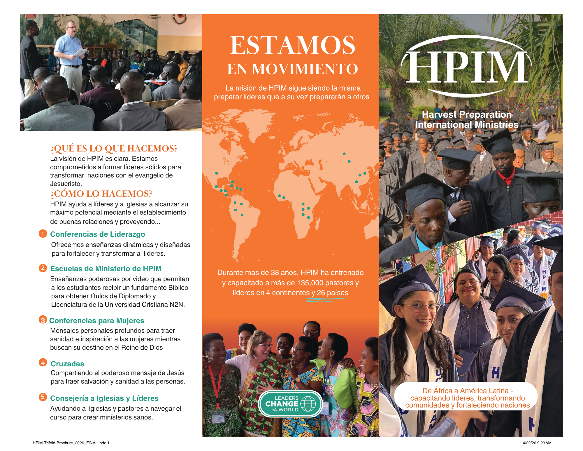 Resumen visual de actividades ministeriales de HPIM