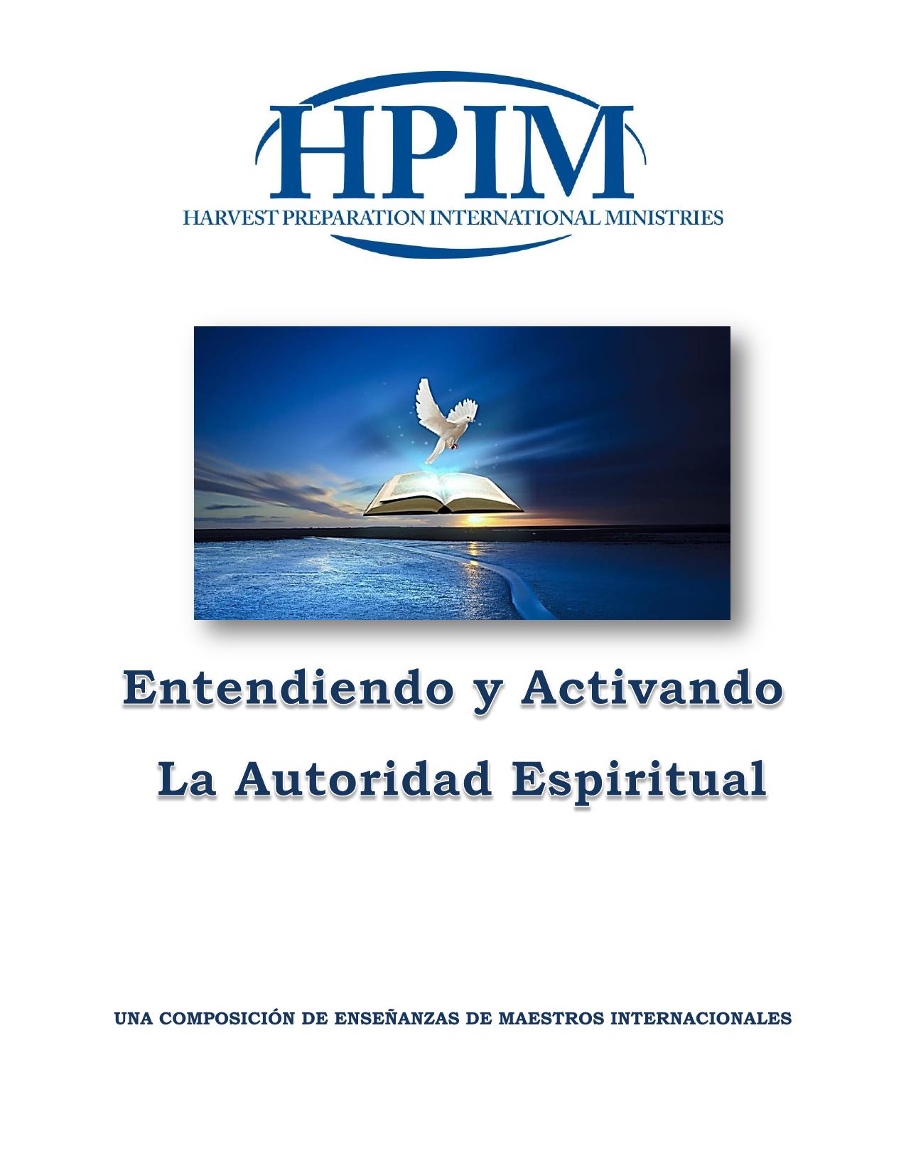 Portada del manual Entendiendo y Activando la Autoridad Espiritual