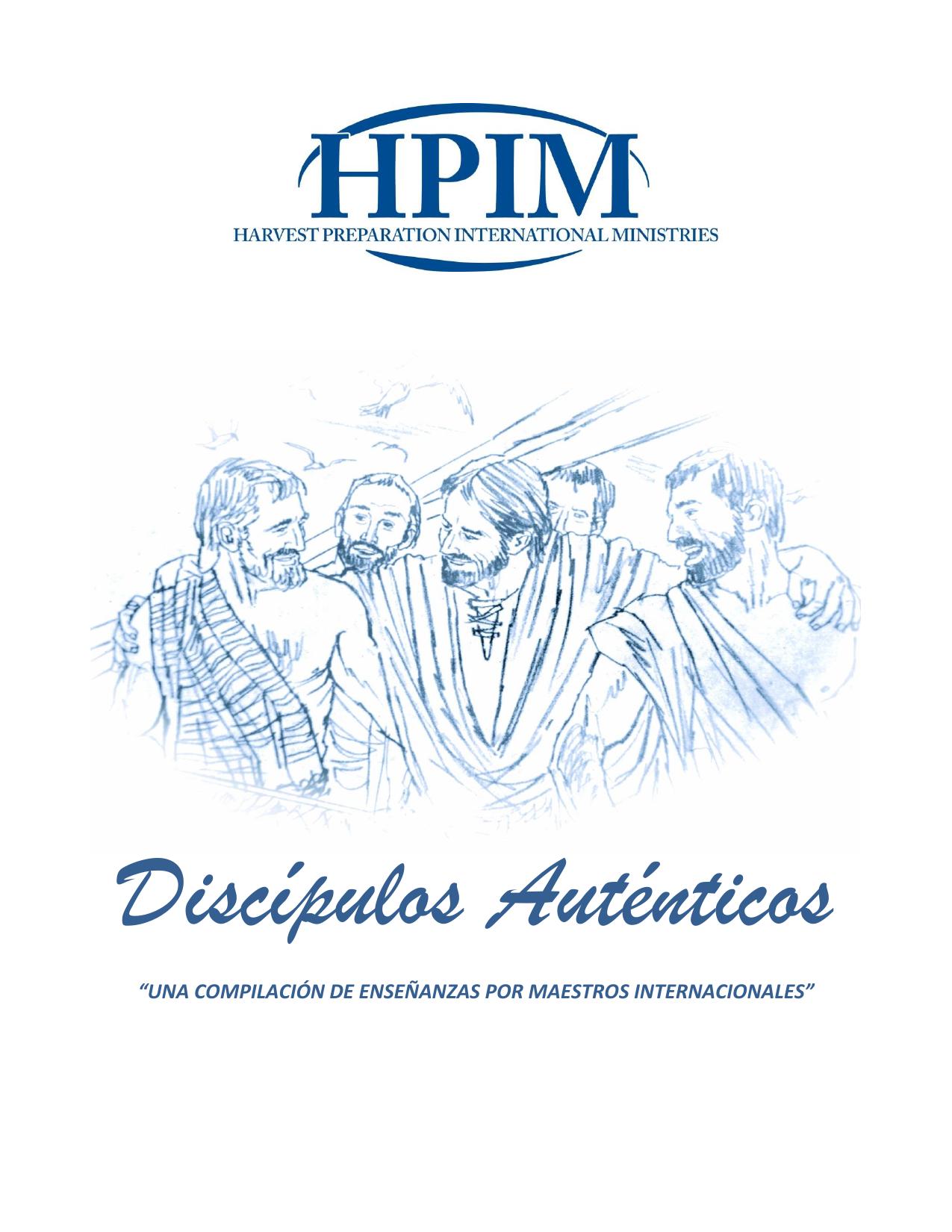 Portada del manual Discípulos Auténticos